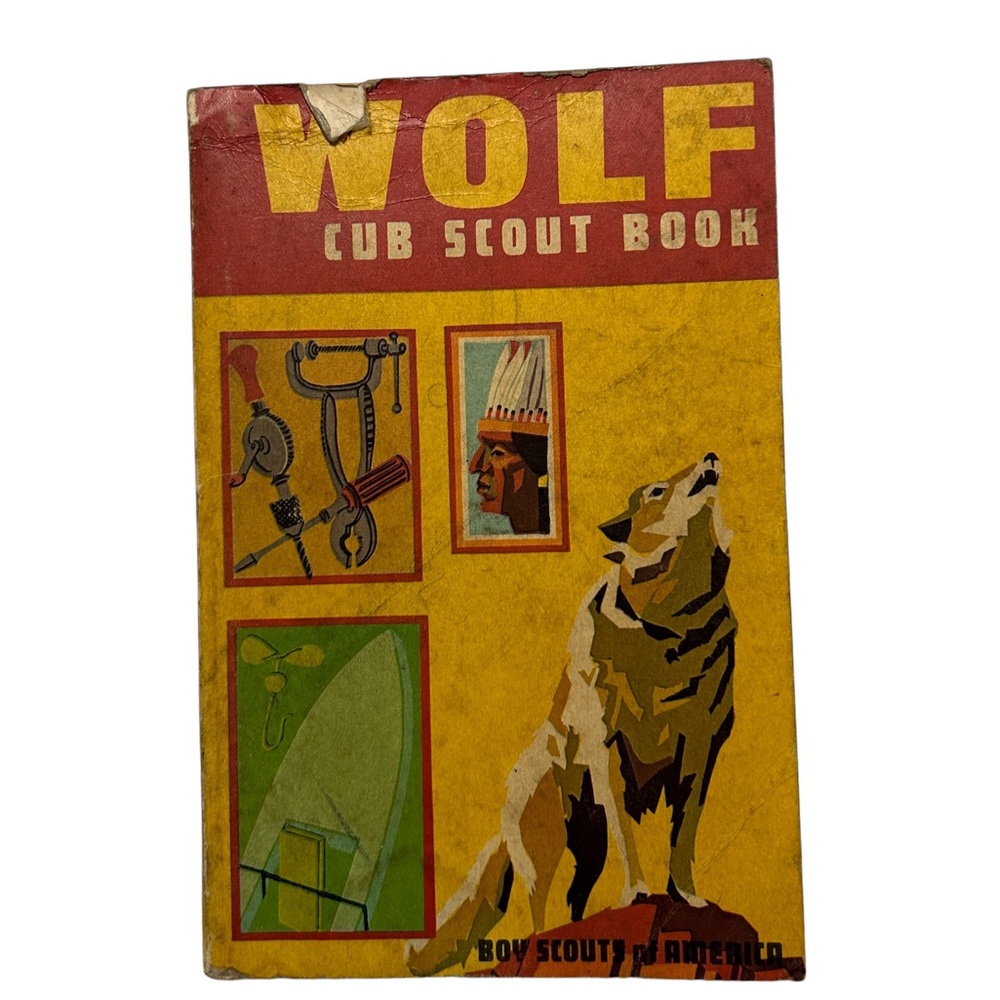 Wolf Cub Scout Book 1973 Vintage Boy Scouts Paperback, Boy Scouts of America